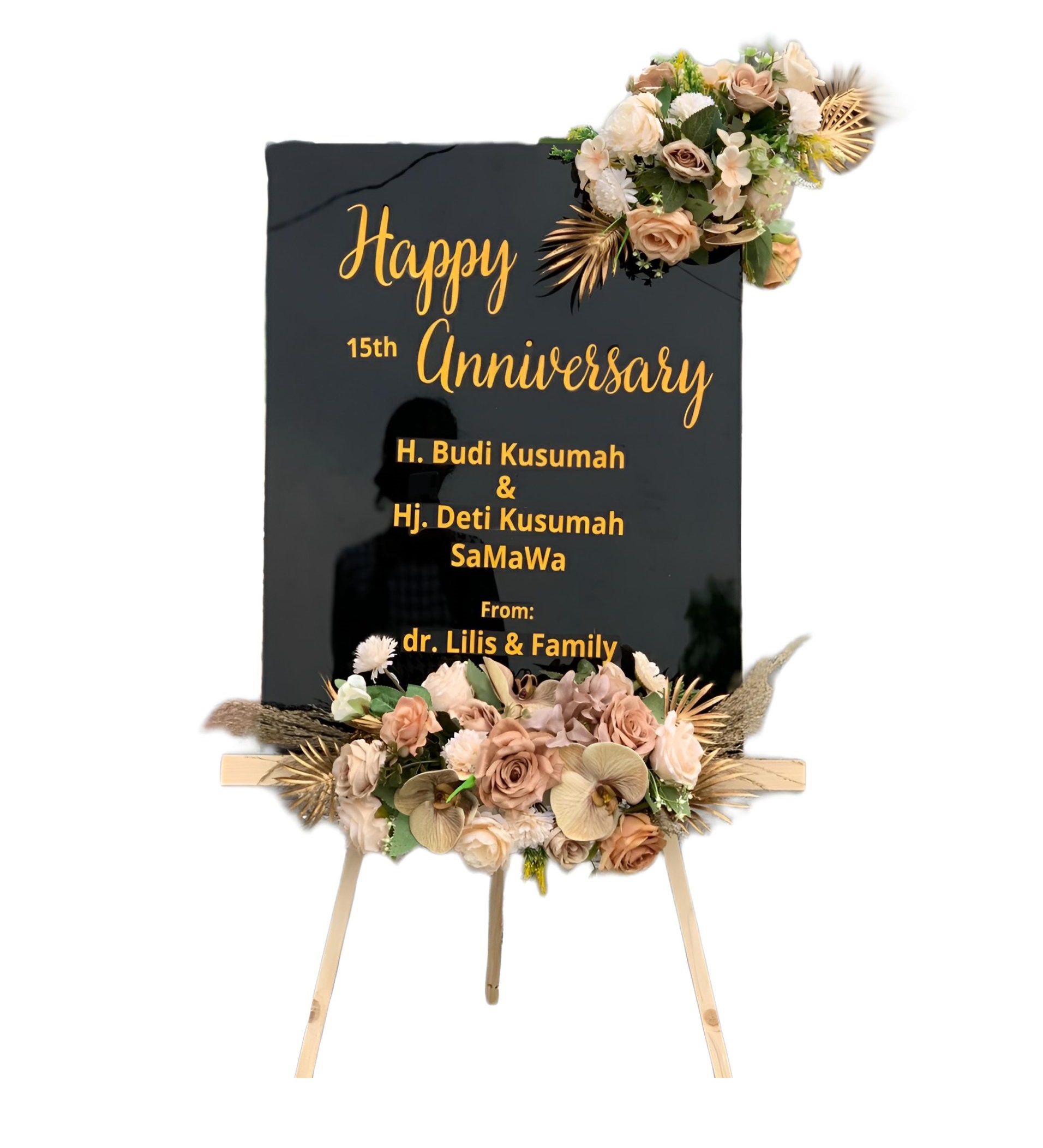 Papan Bunga Akrilik Sagaranten